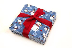 96pc SNOWMAN Pre-Cut Charm pack 5 x 5 Inch Quilt Fabric Squares