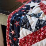 Sparklers Patriotic Table Runner Quilt Kit -  ALL PRE CUT