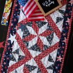 Sparklers Patriotic Table Runner Quilt Kit -  ALL PRE CUT