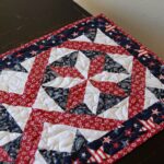 Sparklers Patriotic Table Runner Quilt Kit -  ALL PRE CUT