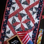 Sparklers Patriotic Table Runner Quilt Kit -  ALL PRE CUT