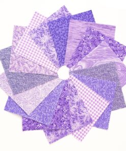 A1l Purple 90-piece pre-cut charm pack 5 inch squares