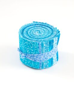 All Turquoise Jelly Roll 2.5 inch pre-cut