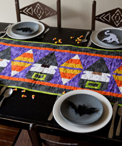 HALLOWEEN GNOME Table Runner Patchwork Kit - ALL PRE CUT