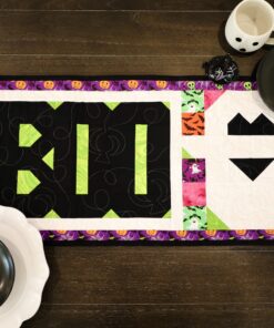 Boo Halloween Table Runner Quilt Kit - ALL PRE CUT