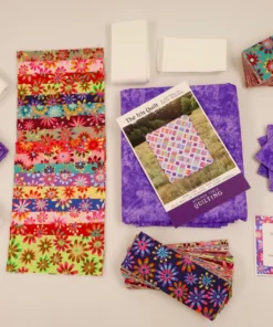 Crazy Daisy Quilt Kit Pre Cut Sew Ready KIT - Everything Included