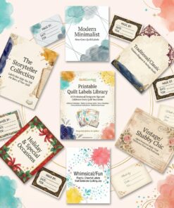 Quilt Labels Library - Over 70 Designs