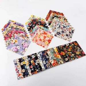 200 Pieces Mini Charm Pack - Cottage Florals - Second Edition 2.5 inc x 2.5 inch